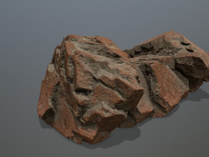 Rock stairs 3D Model
