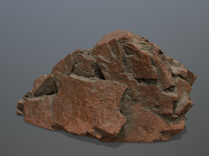 Rock stairs 3D Model