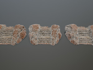 Rock stairs 3D Model