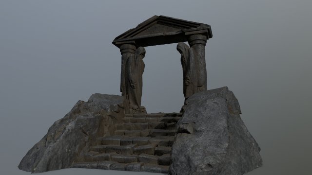 Souls Gate 3D 模型 .c4d .max .obj .3ds .fbx .stl .blend 