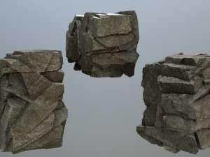 Cliff rocks 3D Model