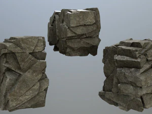 Cliff rocks 3D Model