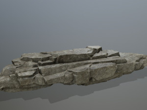 Cliff rocks 3D Model