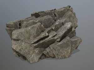 Cliff rocks 3D Model