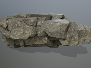 Cliff rocks 3D Model