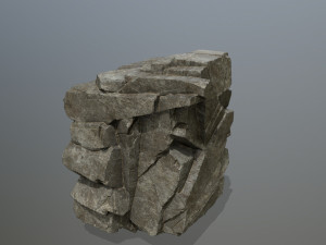 Cliff rocks 3D Model