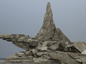 Cliff rocks 3D Model