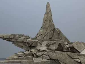 Cliff rocks 3D Model