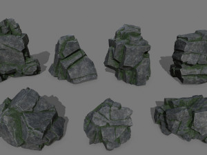 Cliff rocks Modello 3D