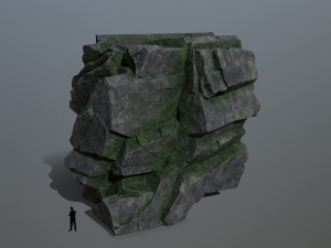 Cliff rocks Modelo 3D