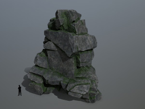 Cliff rocks Modelo 3D