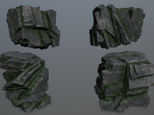 Cliff rocks Modelo 3D