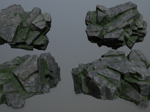Cliff rocks Modelo 3D