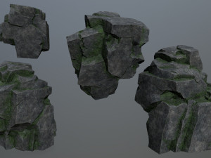 Cliff rocks Modelo 3D