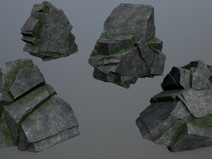 Cliff rocks Modelo 3D