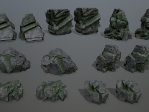 Cliff rocks Modelo 3D