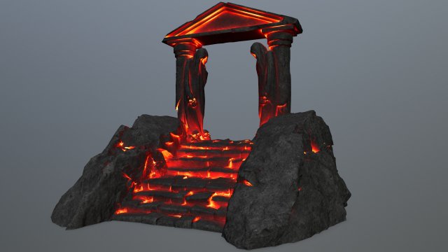 Souls Gate Model 3D .c4d .max .obj .3ds .fbx .stl .blend 