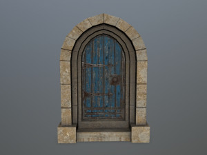 Medieval Door 3D Model