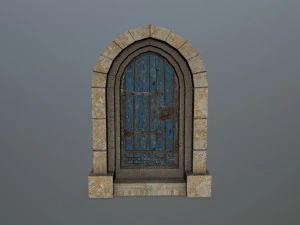 Medieval Door 3D Model