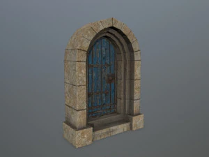 Medieval Door 3D Model