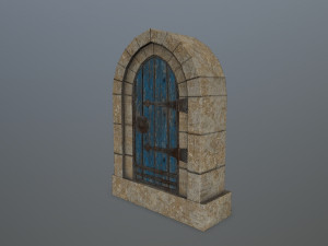 Medieval Door 3Dモデル