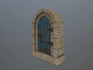 Medieval Door 3D Model