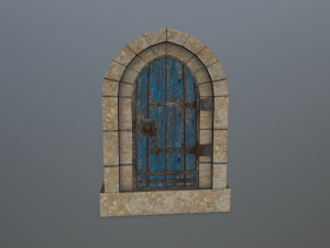 Medieval Door 3Dモデル