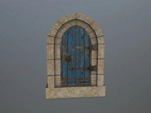 Medieval Door 3D Model