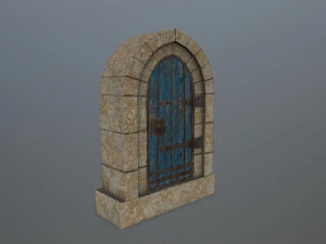 Medieval Door 3D Model