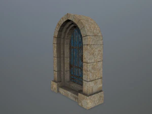 Medieval Door 3D Model