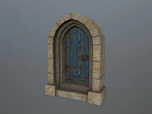 Medieval Door 3D Model