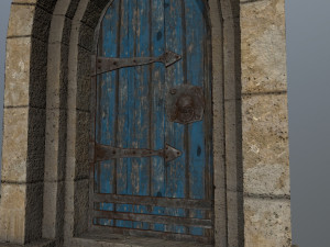 Medieval Door 3Dモデル