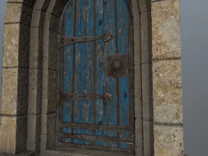Medieval Door 3D Model