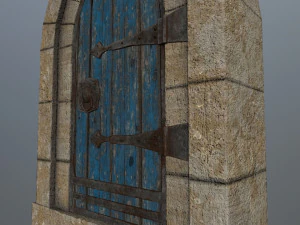 Medieval Door 3D Model