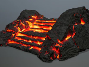 Porta di roccia Modello 3D