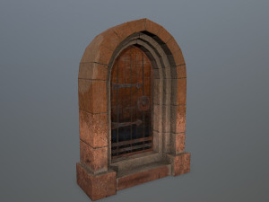 Medieval Door Model 3D