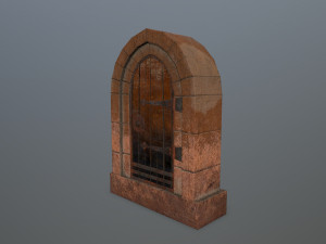 Medieval Door Model 3D