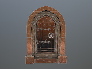 Medieval Door Model 3D