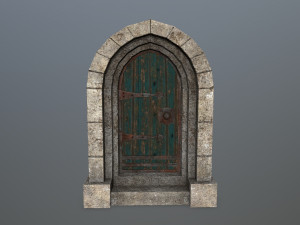 Medieval Door 3D Model