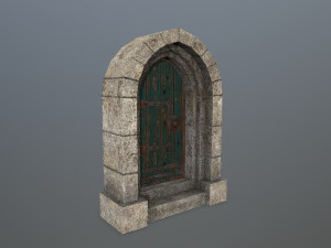 Medieval Door 3D Модель