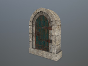 Medieval Door 3D Модель