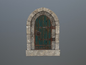 Medieval Door 3D Модель