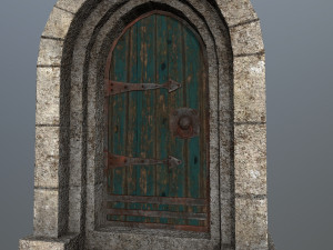 Medieval Door 3D Модель