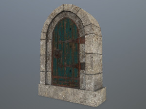 Medieval Door 3D Модель