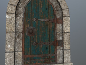 Medieval Door 3D Модель