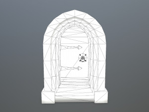 Medieval Door 3D Модель