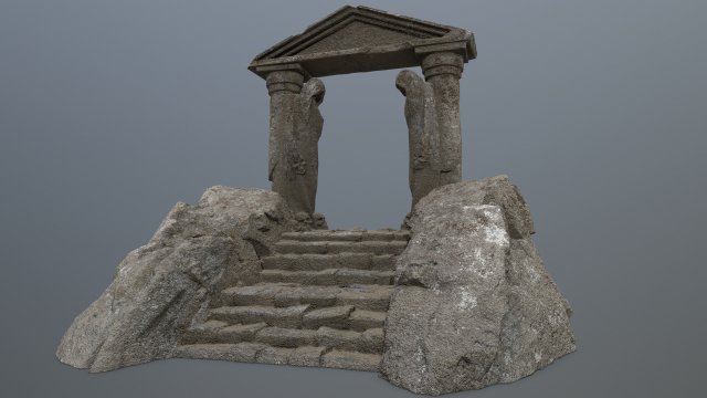 Souls Gate 3D 模型 .c4d .max .obj .3ds .fbx .stl .blend 