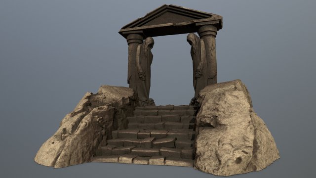 Souls Gate Model 3D .c4d .max .obj .3ds .fbx .stl .blend 