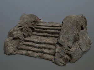 락 게이트 3D 모델