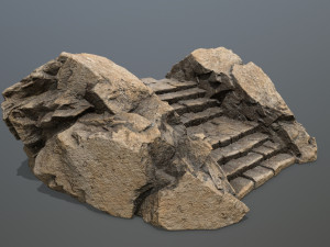 Rock Gate Model 3D